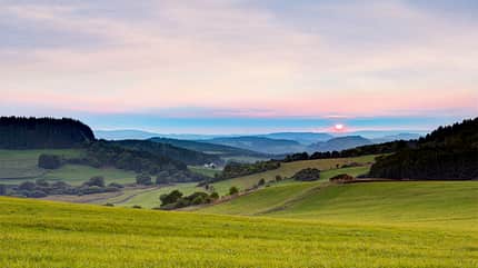 Sonnenuntergang bei Hillesheim