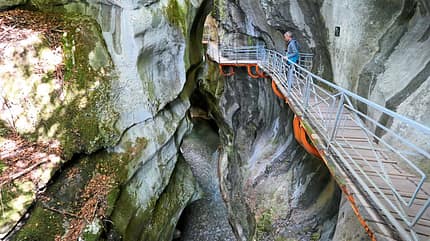 Reise, Mobil-Tour, Frankreich, Alpen Fier-Schlucht in Rhone-Alpes