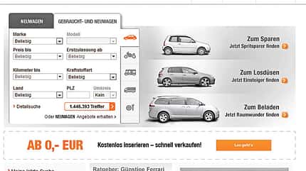Mobile.de Gebrauchtkauf Wohnmobile