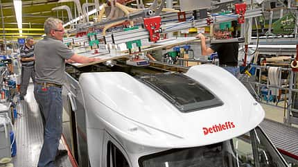 Produktion, Wohnmobile Produktionsablauf