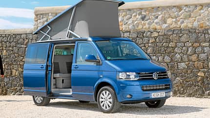 Bus, Mauer, Klappdach Campingbus-Typen 5