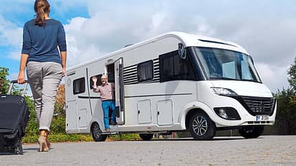 Kauf-Tipp, Reisemobile mit Hecksitzgruppe und Einzelbetten, Le Voyageur Le Voyageur