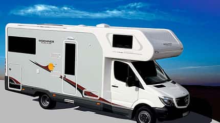 Kauf-Tipp, Reisemobile mit Hecksitzgruppe und Einzelbetten, Wochner Wochner