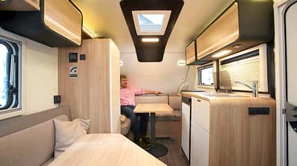Wohnwagen, Leichtbau, Knaus, Travelino Premiere Knaus Travelino