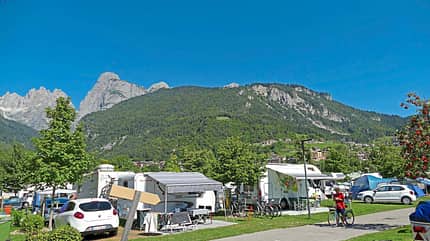 Reise, Italien, Trentino Campingplatz Molveno