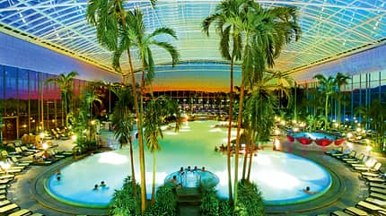 Abendstimmung, Therme, Bad Woerishofen Abendstimmung in der Therme Bad Wörishofen.