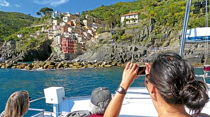 Cinque Terre, Kuestenstreifen, Ortschaften, Unesco-Welterbe Der rund zwoelf Kilometer lange Kuestenstreifen zaehlt zum Unesco-Welterbe.