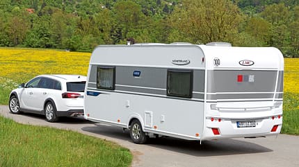Test, Supertest, Caravan, Wohnmobil, LMC, Verarbeitung LMC Vivo mit Zugwagen