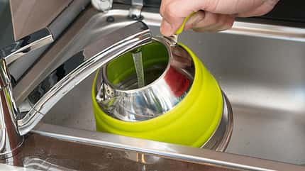 Wasserkessel 12 Minuten für 2,5 Liter Wasser