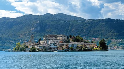 Reise, Oberitalienische Seen Italien; Oberitalienische Seen; Orta-See