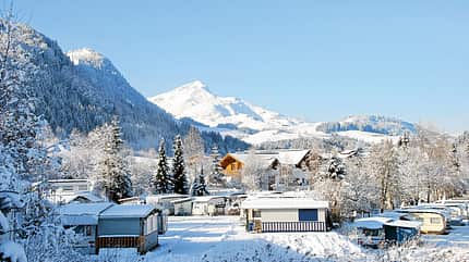 Tirol-Camp in Fieberbrunn im Winter