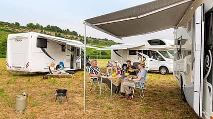 Zubehör, Test, Markise, Thule, Dometic, Fiamma Markise auf dem Stellplatz