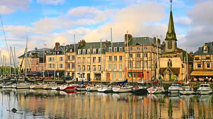 Normandie, Frankreich, Westküste, Meer, Atlantik, Wohnmobil, Stellplatz, Fokus Hafen