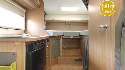 Einzelbetten beim Sun Living Lido S 42SL