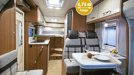 Sitzgruppe beim LMC Breezer V 646 G