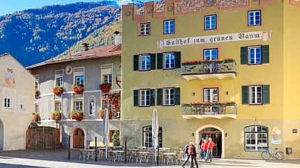 camping, stellplatz, vinschgau, italien Vinschgau Stadtplatz Glurns