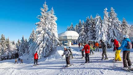 Winter, Winterzauber, Mittelgebirge, Deutschland, Skifahren, Wintercampen, Schnee, Hochsauerland, Caravaning, campen Altastenberg