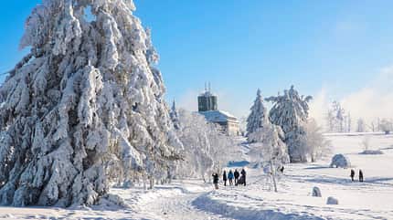 Winter, Winterzauber, Mittelgebirge, Deutschland, Skifahren, Wintercampen, Schnee, Hochsauerland, Caravaning, campen Kahlen Asten