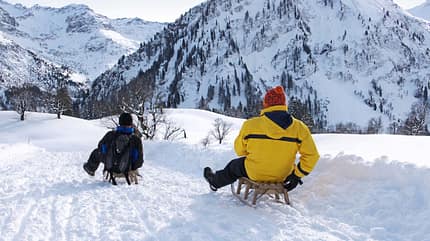 stellplatz, promobil, wohnmobil, skilift, winter, skifahren Stellplatz Winter