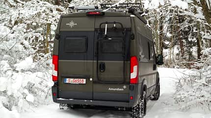 Campingbusse, Schnee, Westfalia Amundsen, Karmann Dexter, Allrad Westfalia Amundsen 540 D Offroad