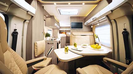 report, sondermodelle, luxus, mehr, ausstattung, extra, wohnmobile, camping Report Sondermodelle Buerstner Travelvan Inneneinrichtung