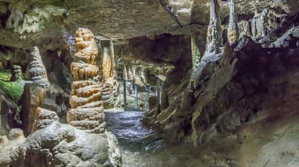 begehbare, hoehlen, alt, tropfstein, promobil, unterirdisch, stellplatz, tipps, reisemobil Begehbare Höhlen Erdmannshöhle