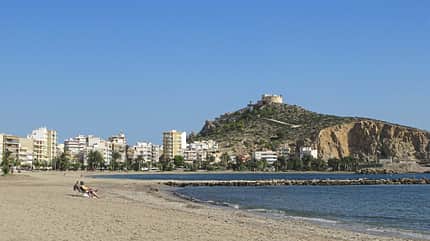 spanien, costa, cálida, kueste, meer, mittelmeer, wasser, stellplatz, camping, wohnmobil, promobil, historisch, stadt, sonne Costa Cálida Águilas