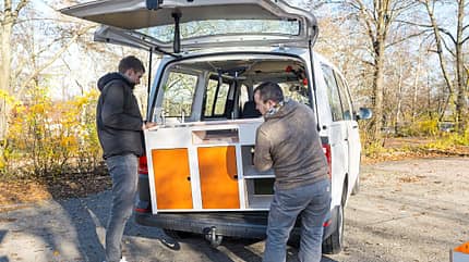 fluchtfahrzeug, module, campingtauglich Einbauch Küchenmodul von Fluchtfahrzeug