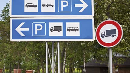 wohnmobil, parken, unterwegs Rastanlagen Beschilderung