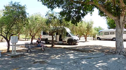 sizilien, campingplatz, caravantour, insel, italien Camping Athena