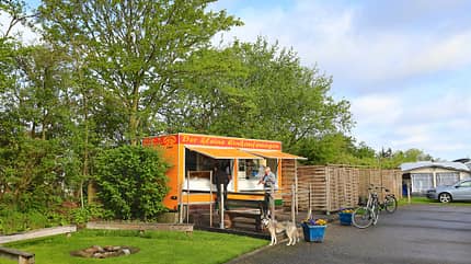 CdM, zur Perle, Büsum, Grünstrand Kioskwagen am Campingplatz "Zur Perle"