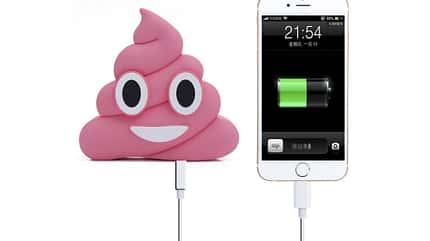 Powerbank, emoji, haufen, design, geschenkidee, strom, iprotect Powerbank