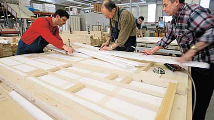 Holzfachwerk, wandstruktur, EPS, Schaum, Dämmmaterial Holzfachwerk