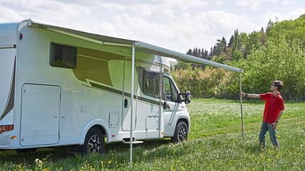markise, wohnmobil, montage, markisenzelt, sonnenschutz, sommer Markise für`s Wohnmobil
