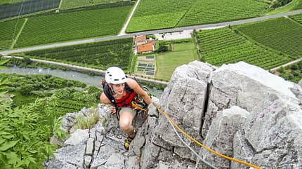 Südtirol, Italien, Gardasee, Berge, Wasser, Arco, Reise, Wohnmobil, Alkoven, Klettern Südtirol