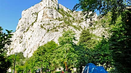 Südtirol, Italien, Gardasee, Berge, Wasser, Arco, Reise, Wohnmobil, Alkoven, Klettern Südtirol