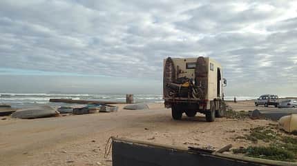Parkplatz am Strand Parkplatz am Strand