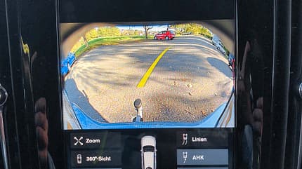 Zugwagen-Test Volvo V90 - Rückfahrkamera Zugwagen-Test Volvo V90 - Rückfahrkamera