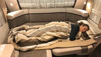 Schlafkomfort, Notbett, Wohnmobil, Urlaub, Träume Schlafkomfort Notbett