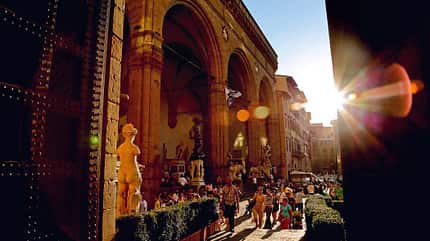 florenz, italien, toskana, camping, tour, urlaub Palazzo Vecchio in Florenz