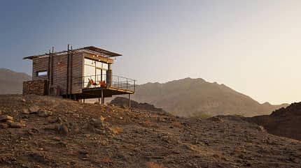 Wüstencamp, Hatta, Dubai, Mobilheim Damani Lodges Resort
