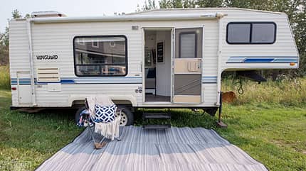 Vanguard, the DIY Mommy, 5th wheeler, wohnwagen, caravan Vanguard DIY-Wohnwagen