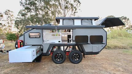 Bruder, Exp-6, Offroad, Wohnwagen, Caravan Bruder Exp-6