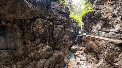allgäu, deutschland, tour, wohnmobil, stellplatz Breitachklamm