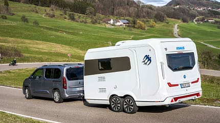 knaus, deseo 400 tr, test, fibre frame, caravan, test, motorrad Knaus Deseo 400 TR