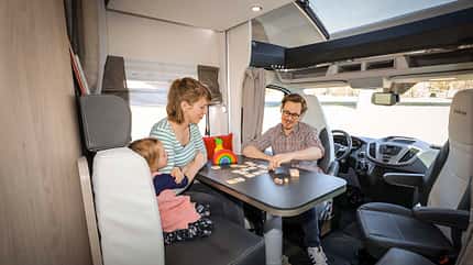 challenger, test, genesis 274, familie, teilintegriert, wohnmobil Challenger Genesis 274