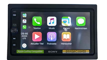 Moniceiver, Vergleichstest, Naviceiver, Einbau, Wohnmobil, Sony Sony XAV AX100 Moniceiver