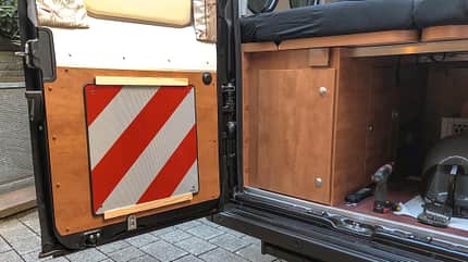 DIY, leser-tipp, warntafel, halterung, campingbus Leser-Tipp Halter für Warntafel