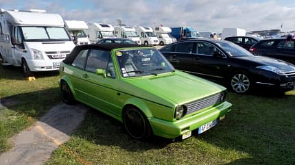 VW Golf I Cabrio - Fan-Autos - 24h-Rennen - Le Mans 2019 VW Golf I Cabrio - Fan-Autos - 24h-Rennen - Le Mans 2019
