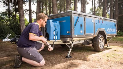 Air Opus, Faltcaravan, Klappcaravan, Wohnwagen, England (2020) Air Opus Faltcaravan (2020)